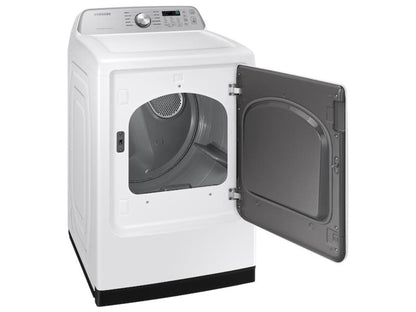 SAMSUNG  7.4 cu. ft. Smart Electric Dryer with Sensor Dry in White - DVE47CG3500W-KT
