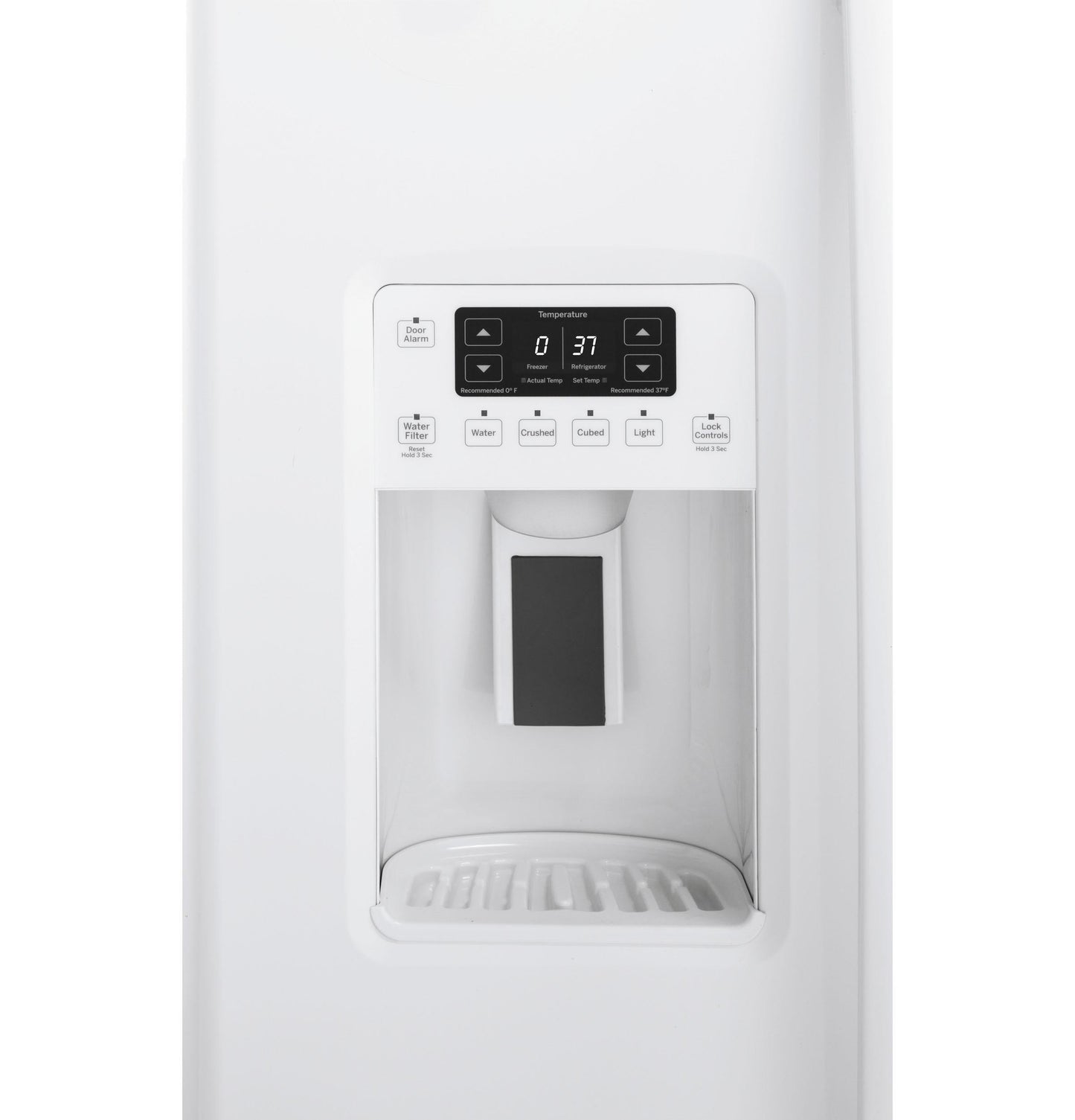 GE APPLIANCES GZS22DGJWW GE® 21.9 Cu. Ft. Counter-Depth Side-By-Side Refrigerator - GZS22DGJWW-KT