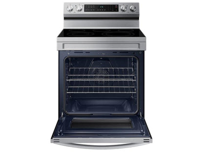 SAMSUNG 6.3 cu. ft. Smart Freestanding Electric Range with No-Preheat Air Fry & Convection in Stainless Steel - NE63A6511SS-KT