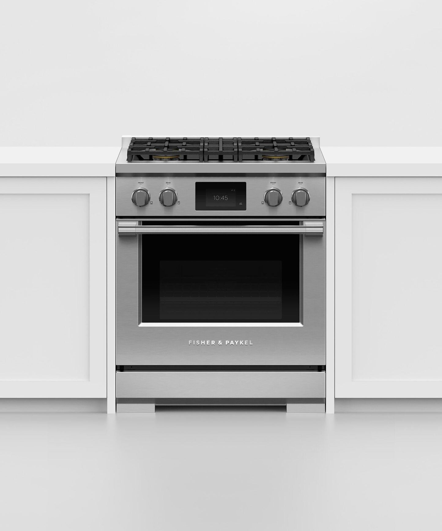 FISHER & PAYKEL RDV3304N Dual Fuel Range, 30", 4 Burners, Self-cleaning - RDV3304N-KT