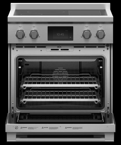 FISHER & PAYKEL RIV3304 Induction Range, 30", 4 Zones with SmartZone, Self-cleaning - RIV3304-KT