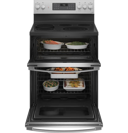 GE APPLIANCES PB965YPFS GE Profile™ 30" Smart Free-Standing Electric Double Oven Convection Range with No Preheat Air Fry - PB965YPFS-KT