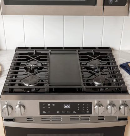 GE APPLIANCES GGS500PVSS GE(R) 30" Slide-In Front-Control Gas Range - GGS500PVSS-KT