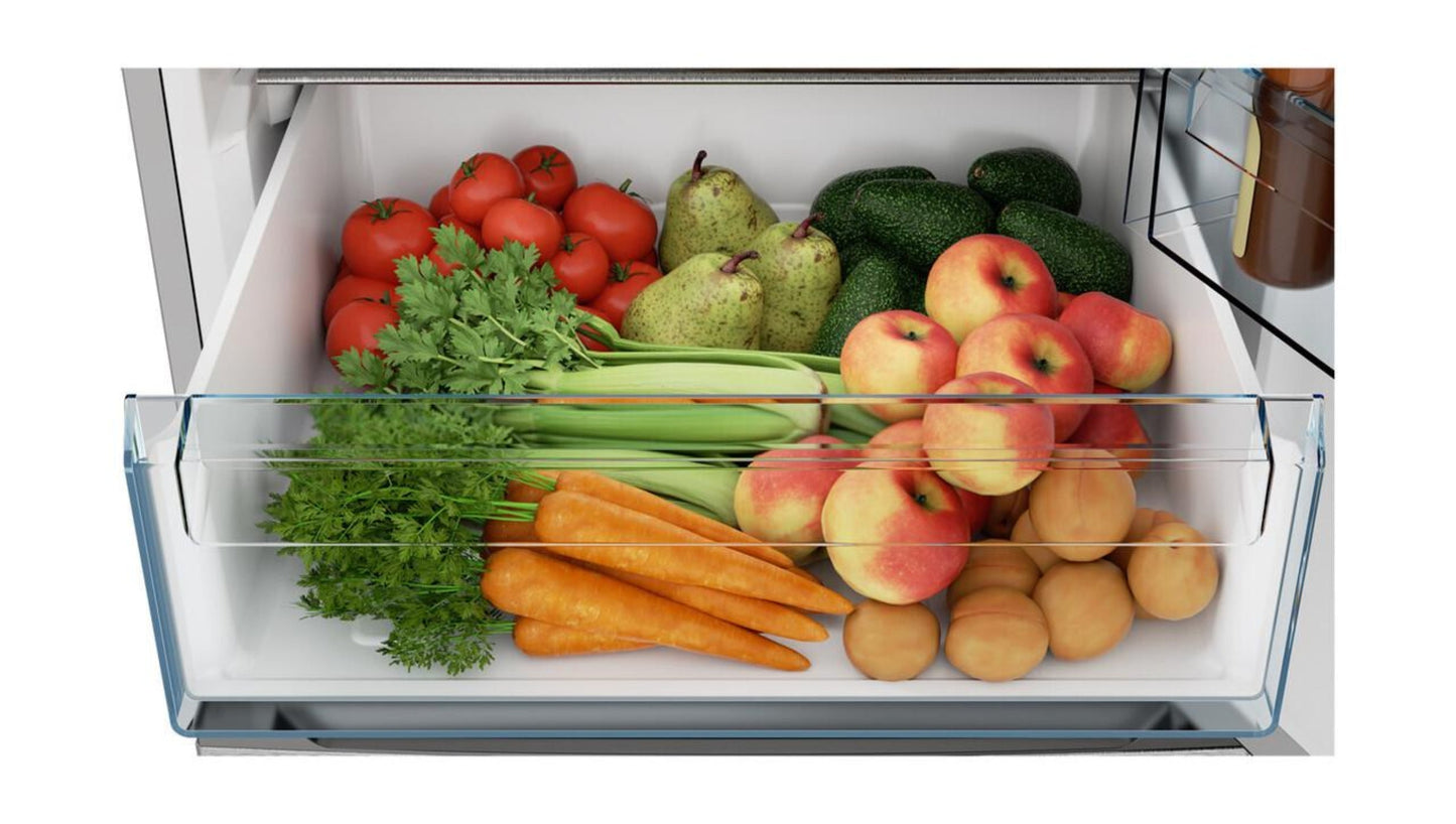 Sharp 24 in. Bottom-Freezer Counter-Depth Refrigerator - SJB1255GS-KT