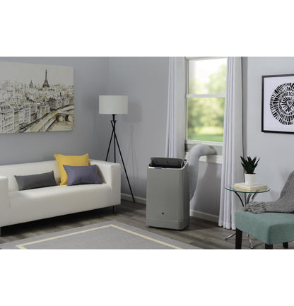 GE APPLIANCES APCD10JASG GE(R) 10,500 BTU Portable Air Conditioner with Dehumidifier and Remote, Grey - APCD10JASG-KT