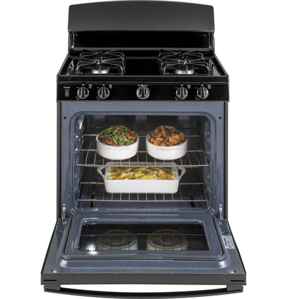 GE APPLIANCES JGBS30DEKBB GE(R) 30" Free-Standing Gas Range - JGBS30DEKBB-KT