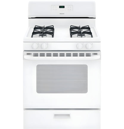 HOTPOINT  30" Free-Standing Standard Clean Gas Range - RGBS400DMWW-KT