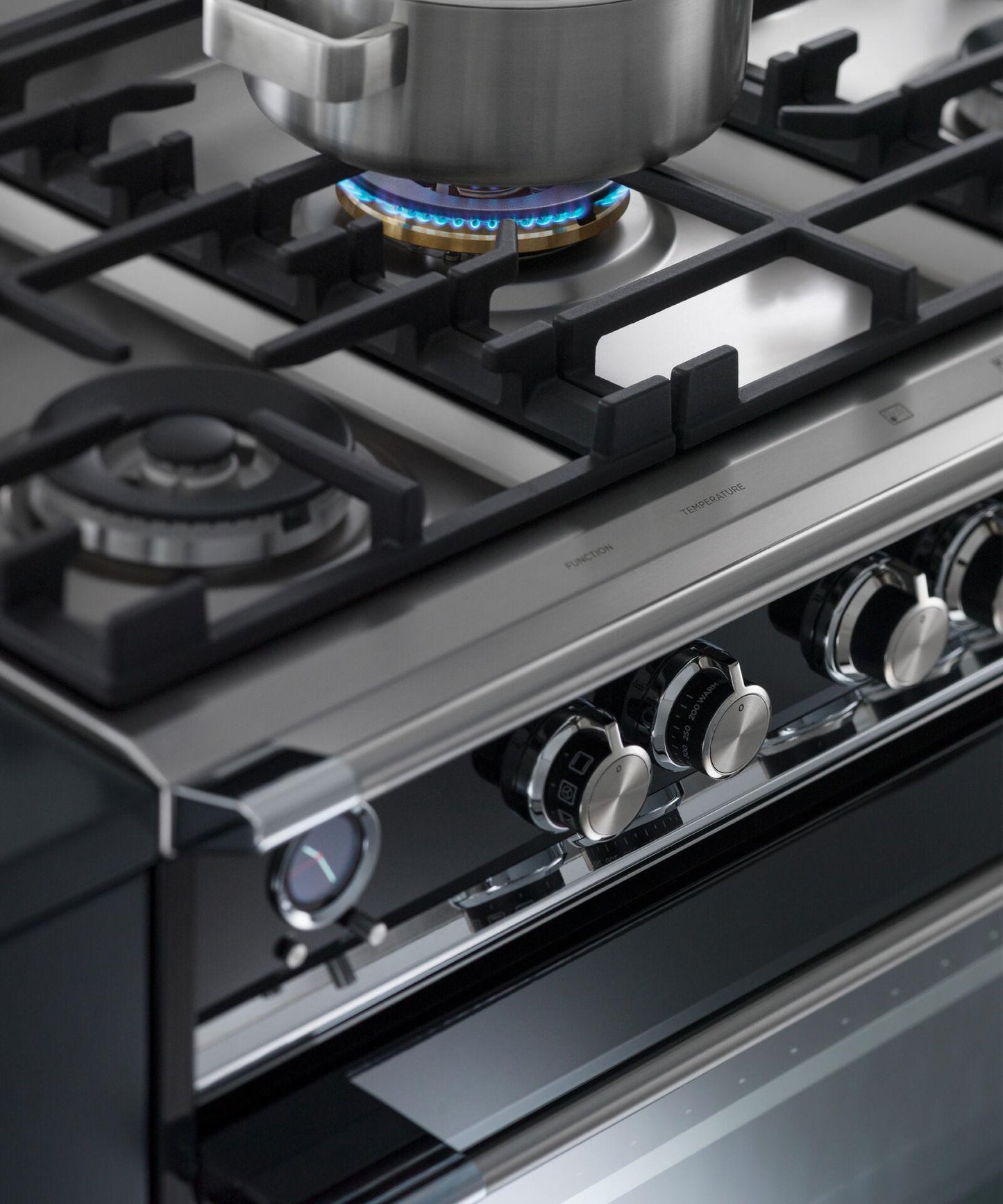 FISHER & PAYKEL OR36SCG6B1 Dual Fuel Range, 36", 5 Burners, Self-cleaning - OR36SCG6B1-KT