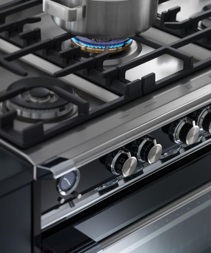 FISHER & PAYKEL OR36SCG6B1 Dual Fuel Range, 36", 5 Burners, Self-cleaning - OR36SCG6B1-KT