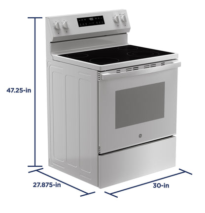 GE APPLIANCES GRF400PVWW GE(R) 30" Free-Standing Electric Range - GRF400PVWW-KT