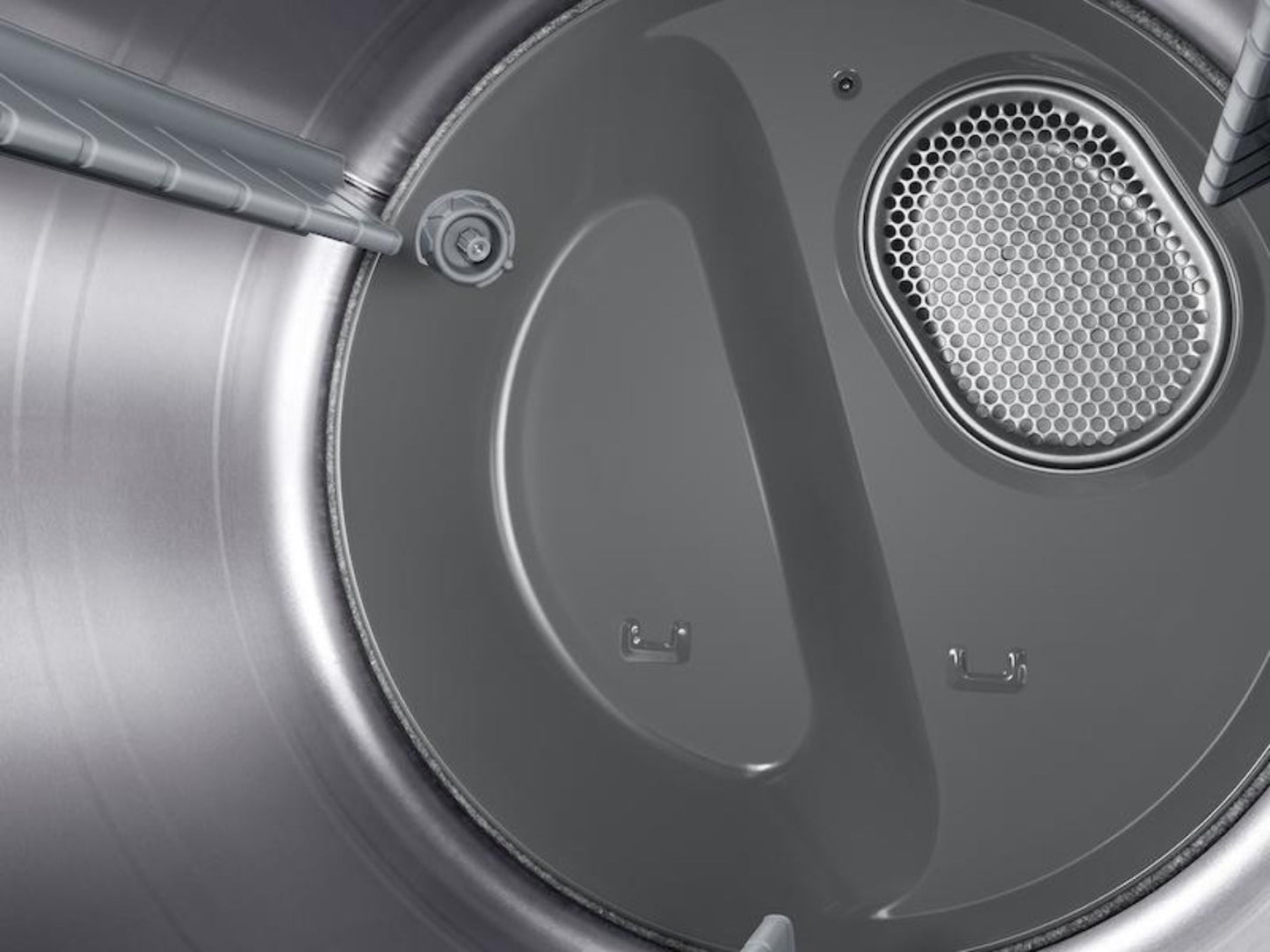 SAMSUNG 7.4 cu. ft. Smart Gas Dryer with Pet Care Dry and Steam Sanitize+ in Brushed Black - DVG54CG7550V-KT