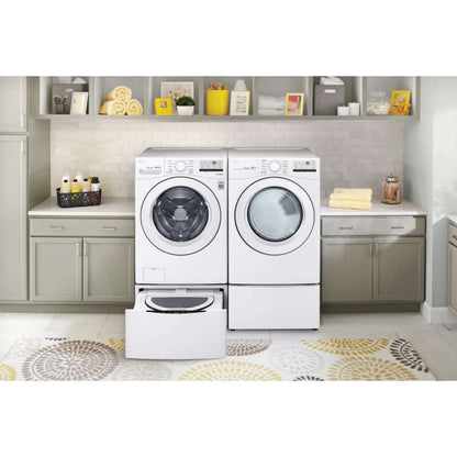 LG 27 In. 7.4-Cu. Ft. Ultra-Large Capacity Gas Dryer in White (DLG3401W)