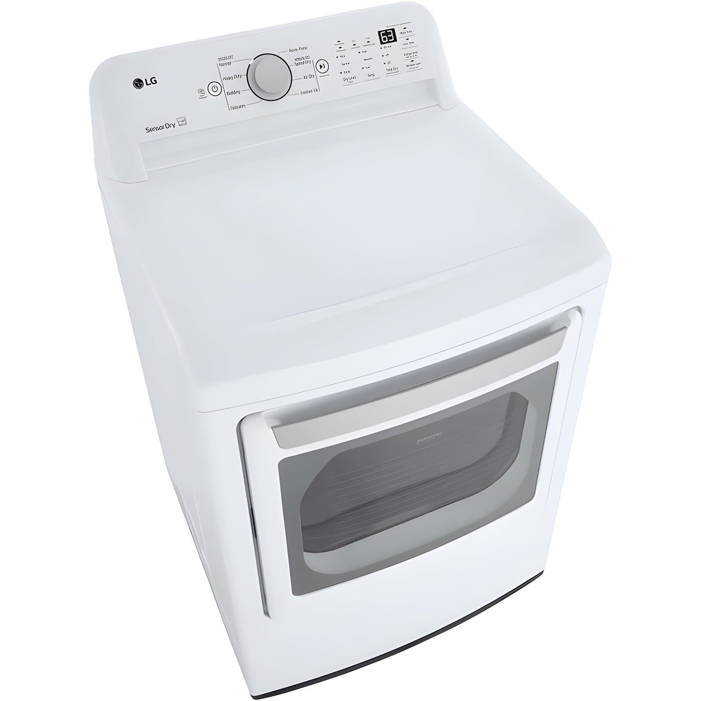 LG 7.3-Cu. Ft. Ultra Large Capacity Gas Dryer with Sensor Dry Technology (DLG7151W)
