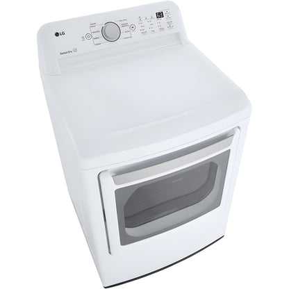 LG 7.3-Cu. Ft. Ultra Large Capacity Gas Dryer with Sensor Dry Technology (DLG7151W)