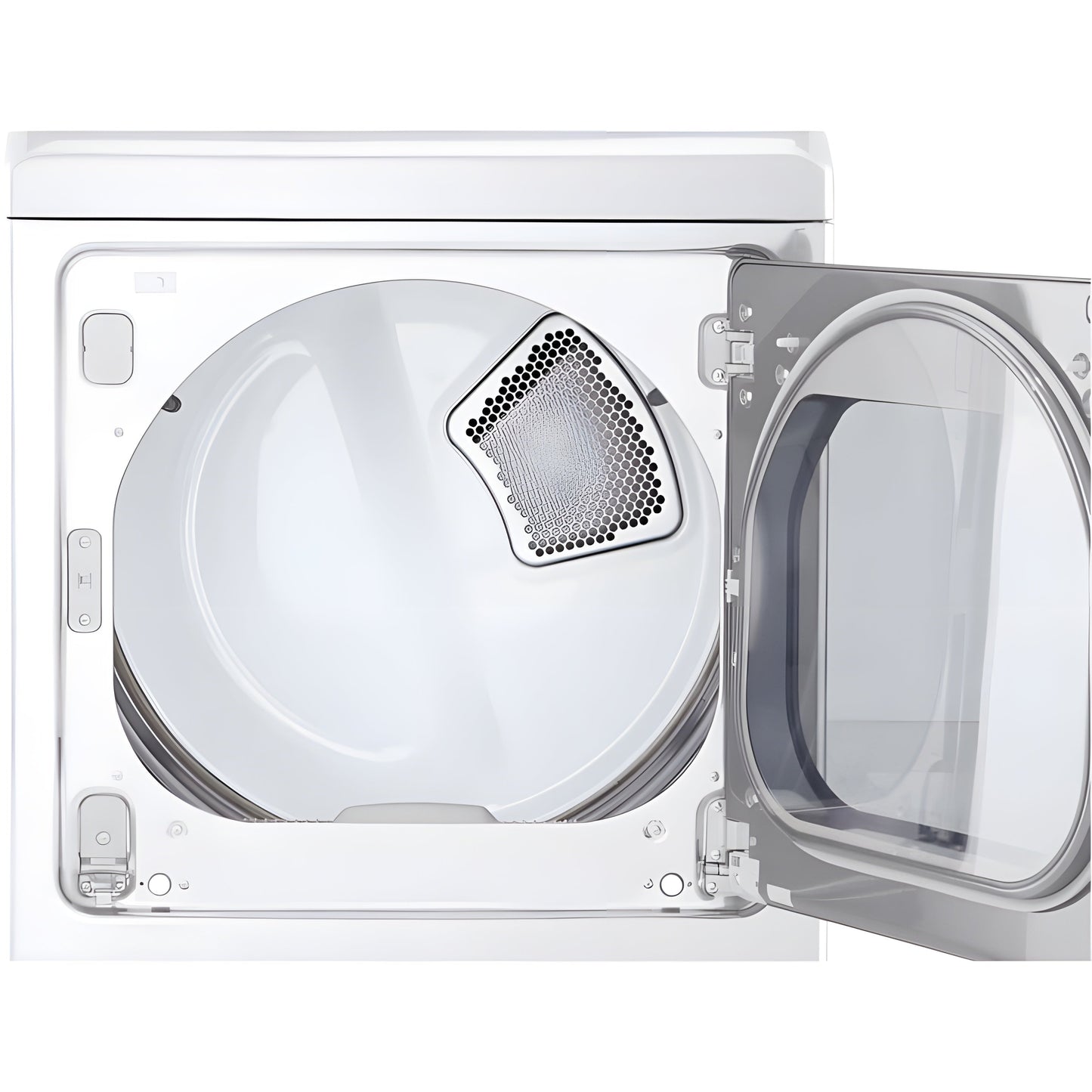 LG 7.3-Cu. Ft. Ultra Large Capacity Smart wi-fi Enabled Rear Control Gas Dryer with EasyLoad Door in White (DLG7401WE)