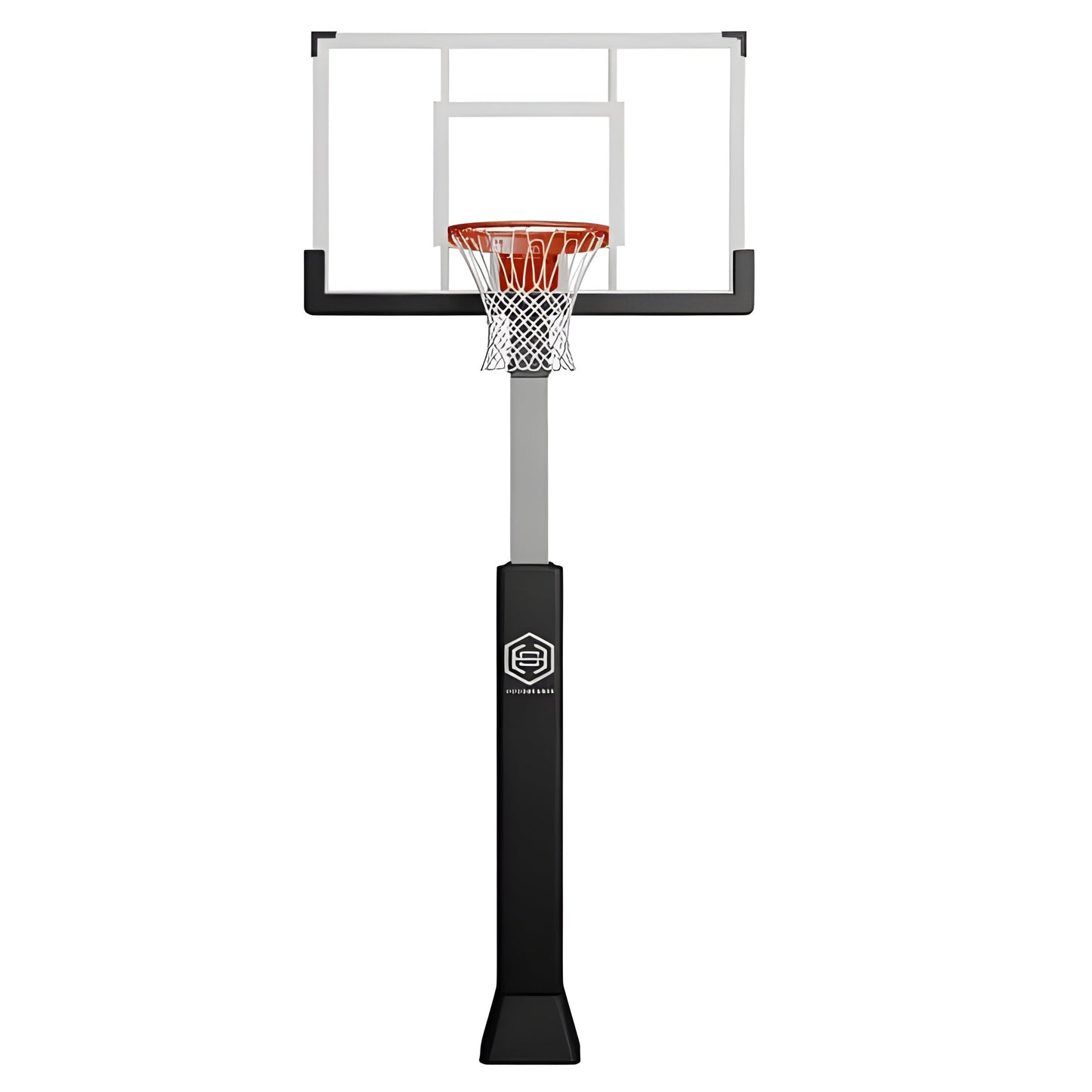 Dominator 60" Glass Backboard Adjustable Basketball Hoop - 603-aa