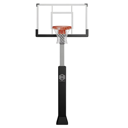Dominator 60" Glass Backboard Adjustable Basketball Hoop - 603-aa