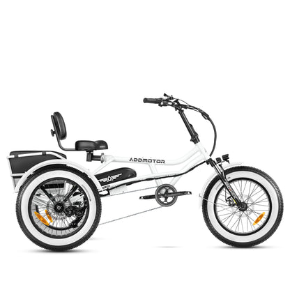 AddMotor 750W MOTAN M-360 Semi-Recumbent Trike Beach Electric Bike - EB-MOTAN-M-360-GRN