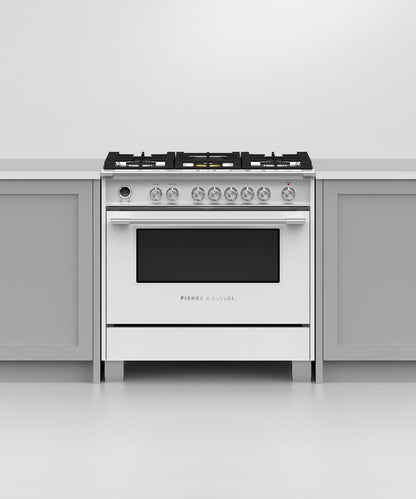 FISHER & PAYKEL OR36SCG6W1 Dual Fuel Range, 36", 5 Burners, Self-cleaning - OR36SCOR36SCG6W1-KTG6W1-KT