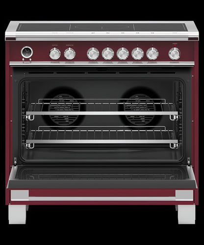 FISHER & PAYKEL OR36SCI6R1 Induction Range, 36", 5 Zones with SmartZone, Self-cleaning - OR36SCI6R1-KT