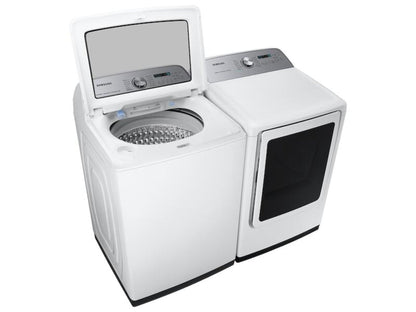 SAMSUNG 7.4 CF SMART ELECTRIC DRYER W STEAM SANITIZE+ - DVE52A5500W-KT