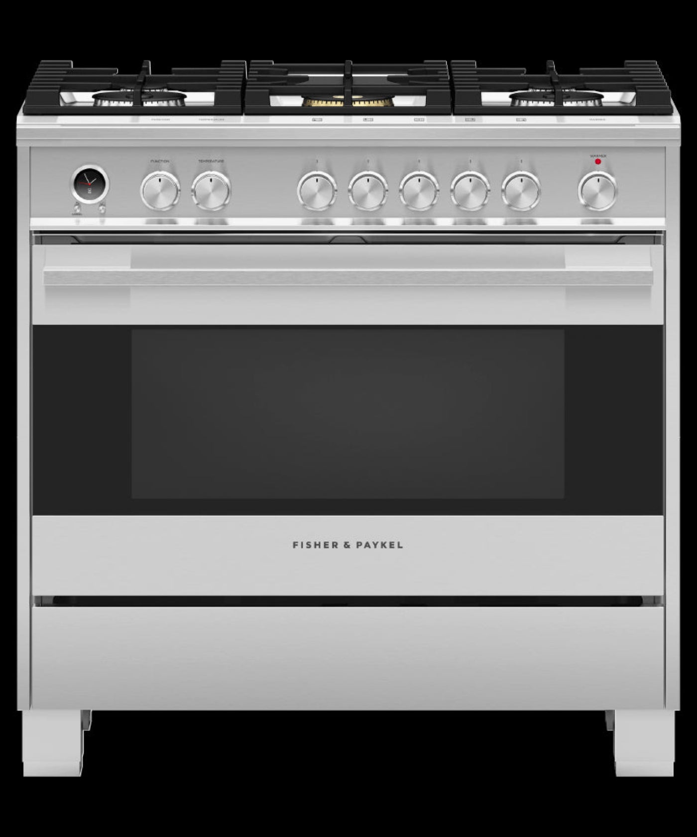 FISHER & PAYKEL OR36SDG6X1 Dual Fuel Range, 36", 5 Burners, Self-cleaning - OR36SDG6X1-KT