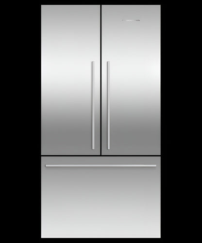 FISHER & PAYKEL RF201ADJSX5 Freestanding French Door Refrigerator Freezer, 36", 20.1 cu ft, Ice - RF201ADJSX5-KT