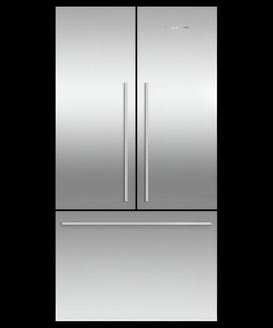 FISHER & PAYKEL RF201ADJSX5 Freestanding French Door Refrigerator Freezer, 36", 20.1 cu ft, Ice - RF201ADJSX5-KT