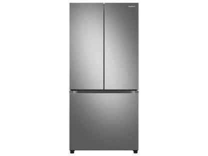 SAMSUNG 25 cu. ft. 33" 3-Door French Door Refrigerator with Dual Auto Ice Maker in Stainless Steel - RF25C5151SR-KT