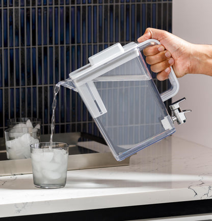 GE 23.2 Cu. Ft. Smart 4-Door French-Door Fridge, Counter-Depth - PJE23BYWFS-KT