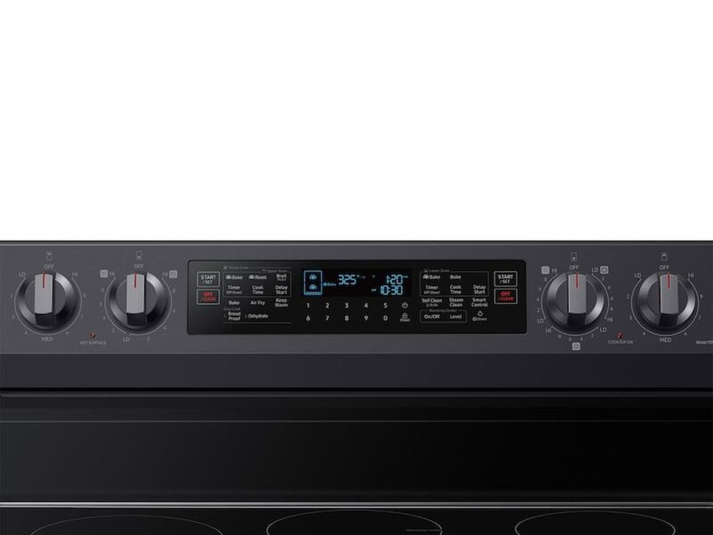 SAMSUNG 6.3 cu. ft. Smart Freestanding Electric Range with Flex Duo™ - NE63A6751SG-KT