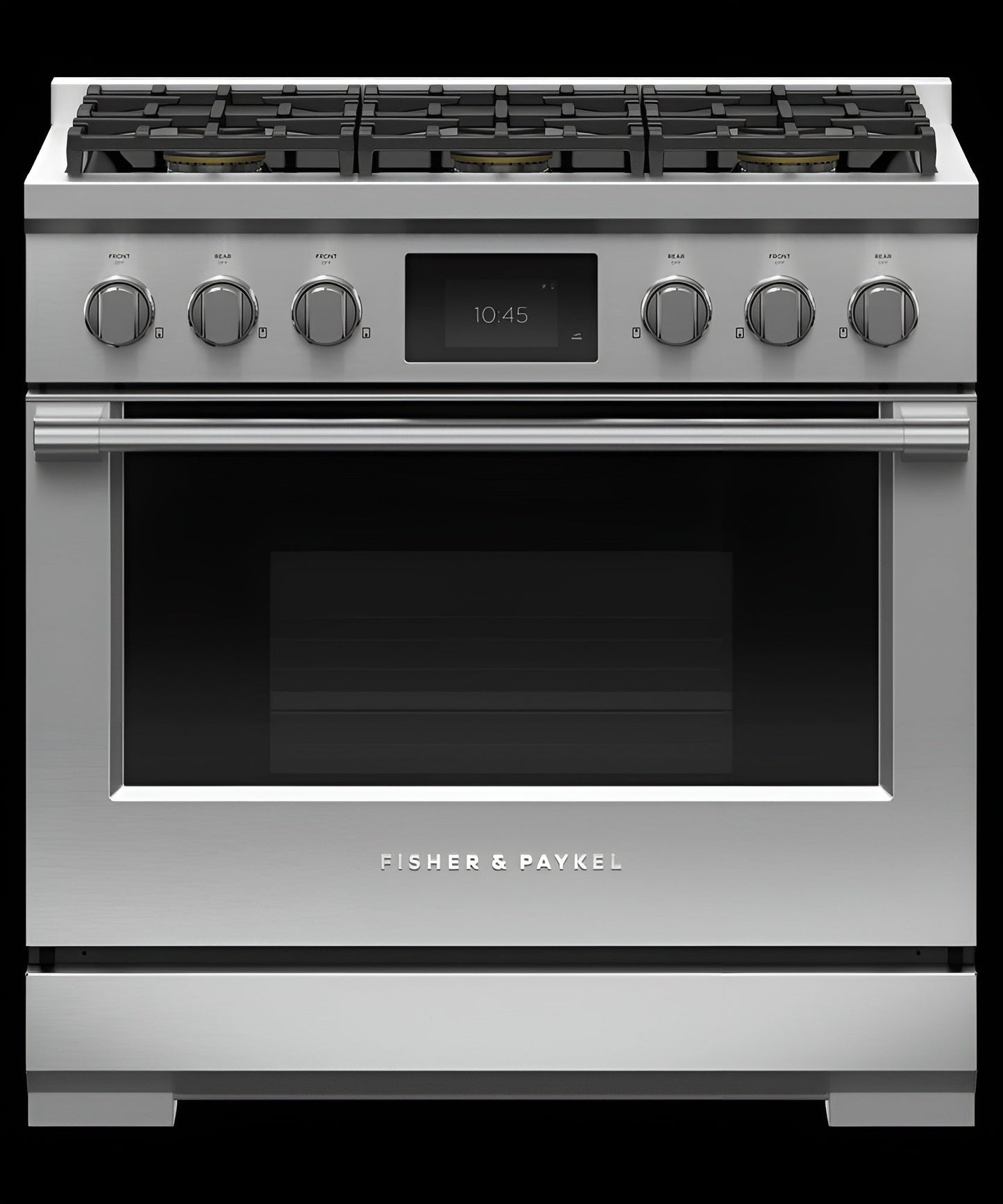 FISHER & PAYKEL RDV3366N Dual Fuel Range, 36", 6 Burners, Self-cleaning - RDV3366N-KT