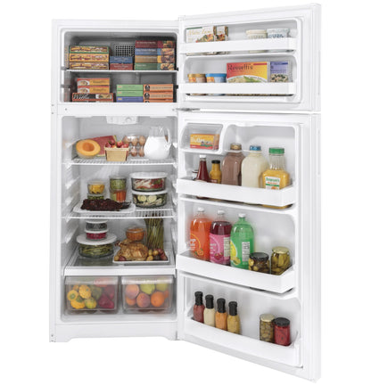 HOTPOINT 17.5 Cu. Ft. Recessed Handle Top-Freezer Refrigerator -HPS18BTNRWW-KT