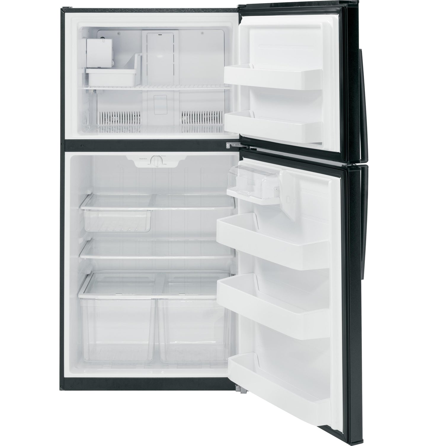 GE APPLIANCES GIE21GTHBB GE(R) ENERGY STAR(R) 21.1 Cu. Ft. Top-Freezer Refrigerator - GIE21GTHBB-KT