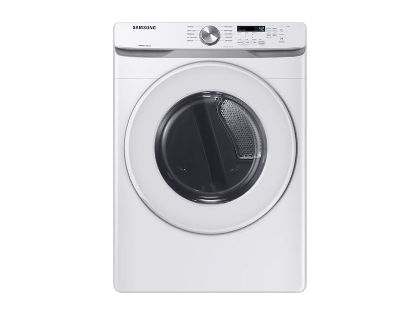 SAMSUNG DVE45T6000W 7.5 cu. ft. Electric Dryer with Sensor Dry in White - DVE45T6000W-KT