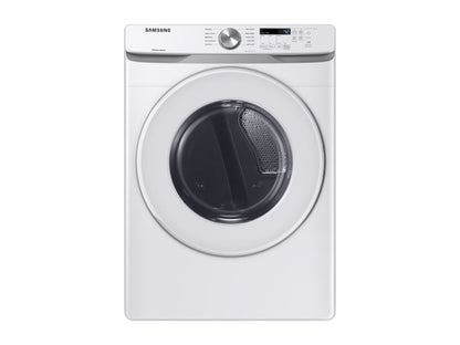 SAMSUNG DVE45T6000W 7.5 cu. ft. Electric Dryer with Sensor Dry in White - DVE45T6000W-KT