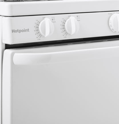 HOTPOINT RGBS300DMWW Hotpoint 30" Free-Standing Gas Range - RGBS300DMWW-KT