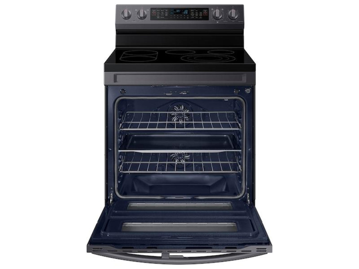 SAMSUNG 6.3 cu. ft. Smart Freestanding Electric Range with Flex Duo™ - NE63A6751SG-KT