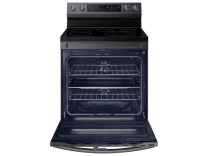 SAMSUNG 6.3 cu. ft. Smart Freestanding Electric Range with Flex Duo™ - NE63A6751SG-KT