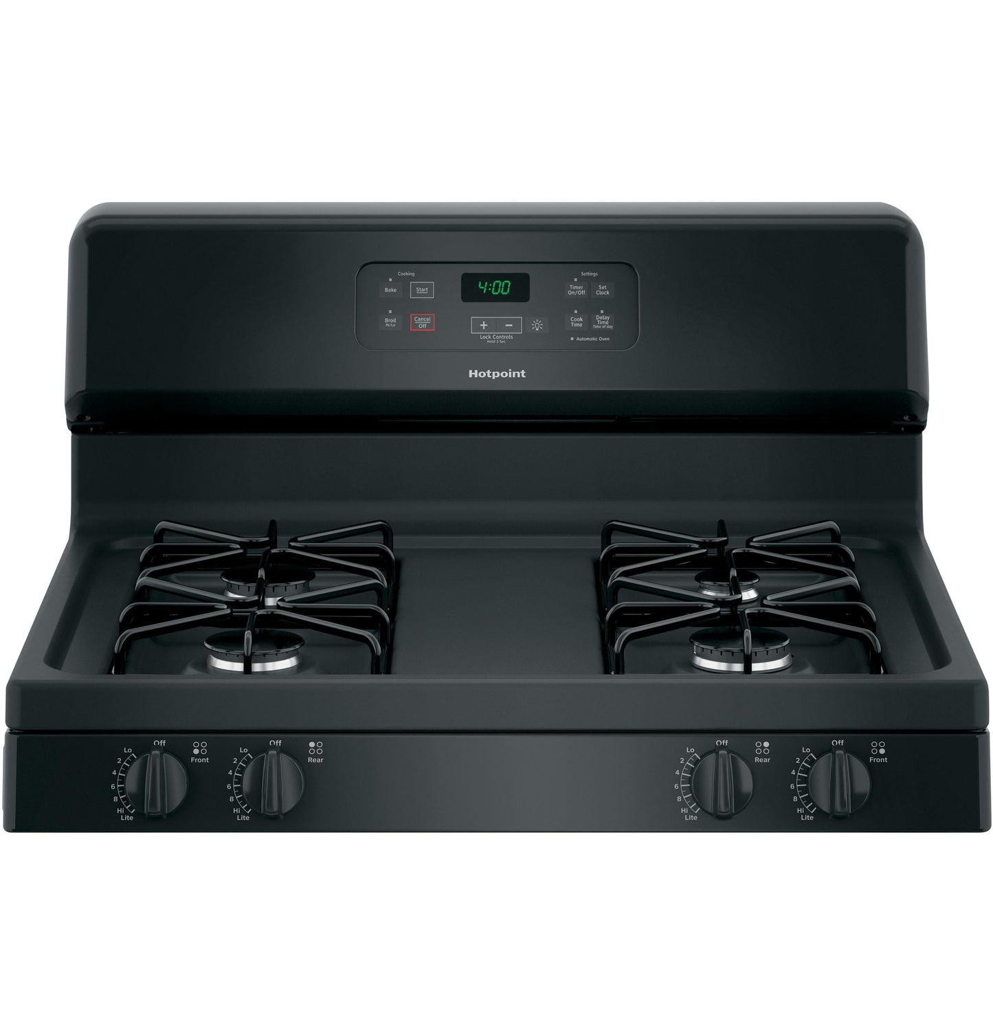 HOTPOINT  30" Free-Standing Standard Clean Gas Range - RGBS400DMBB-KT