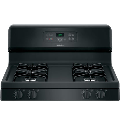 HOTPOINT  30" Free-Standing Standard Clean Gas Range - RGBS400DMBB-KT