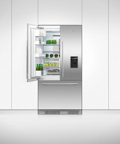 FISHER & PAYKEL RS36A72U1N Integrated French Door Refrigerator Freezer, 36", Ice & Water - RS36A72U1N-KT