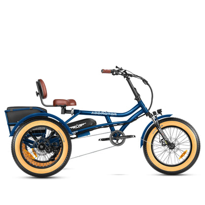 AddMotor 750W MOTAN M-360 Semi-Recumbent Trike Beach Electric Bike - EB-MOTAN-M-360-GRN