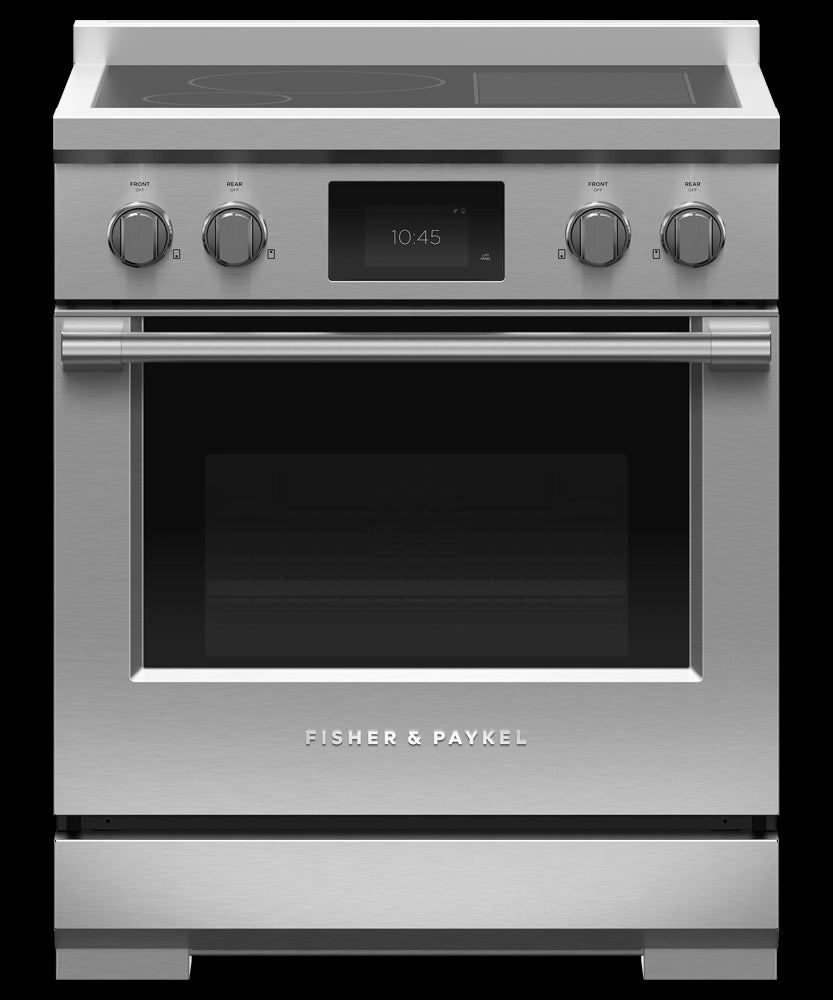 FISHER & PAYKEL RIV3304 Induction Range, 30", 4 Zones with SmartZone, Self-cleaning - RIV3304-KT