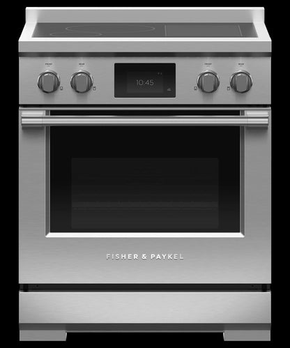 FISHER & PAYKEL RIV3304 Induction Range, 30", 4 Zones with SmartZone, Self-cleaning - RIV3304-KT