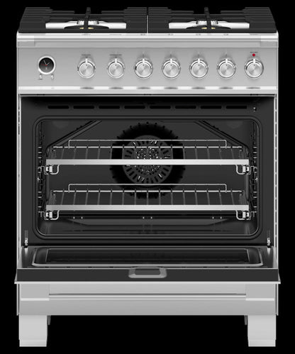 FISHER & PAYKEL OR36SCG6X1 Dual Fuel Range, 36", 5 Burners, Self-cleaning - OR36SCG6X1-KT