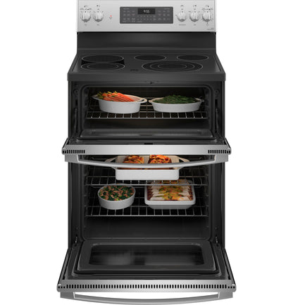GE APPLIANCES PB965YPFS GE Profile™ 30" Smart Free-Standing Electric Double Oven Convection Range with No Preheat Air Fry - PB965YPFS-KT