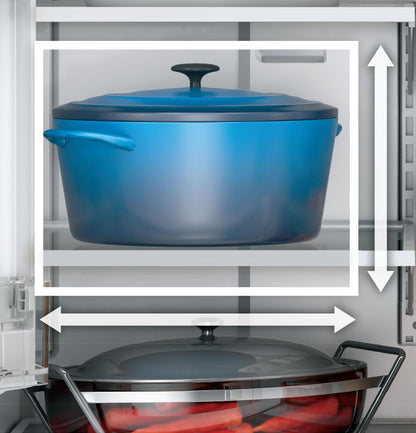 GE APPLIANCES GYE22GMNES GE® ENERGY STAR® 22.1 Cu. Ft. Counter-Depth French-Door Refrigerator -GYE22GMNES-KT