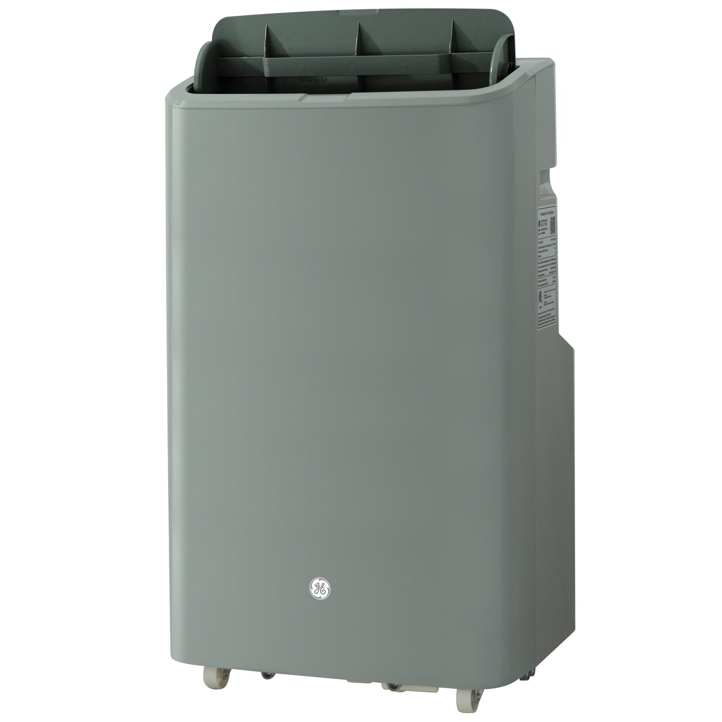 GE APPLIANCES APSD08JASG GE(R) 8,500 BTU Heat/Cool Portable Air Conditioner with Dehumidifier and Remote, Grey - APSD08JASG-KT