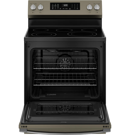 GE APPLIANCES GRF600AVES GE(R) 30" Free-Standing Electric Convection Range with No Preheat Air Fry and EasyWash(TM) Oven Tray - GRF600AVES-KT